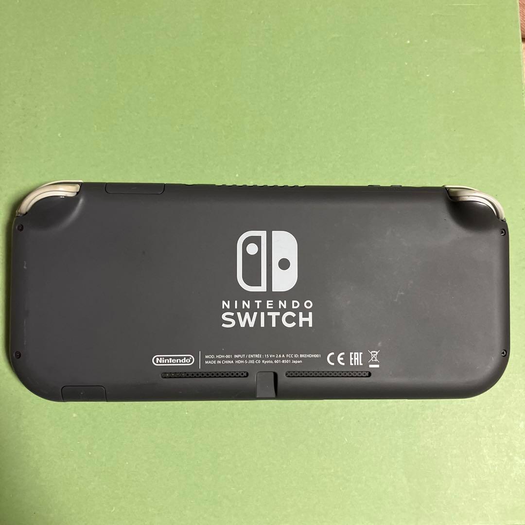 ジャンク ニンテンドー スイッチ ライト グレー 本体 アダプター 動作確認済
