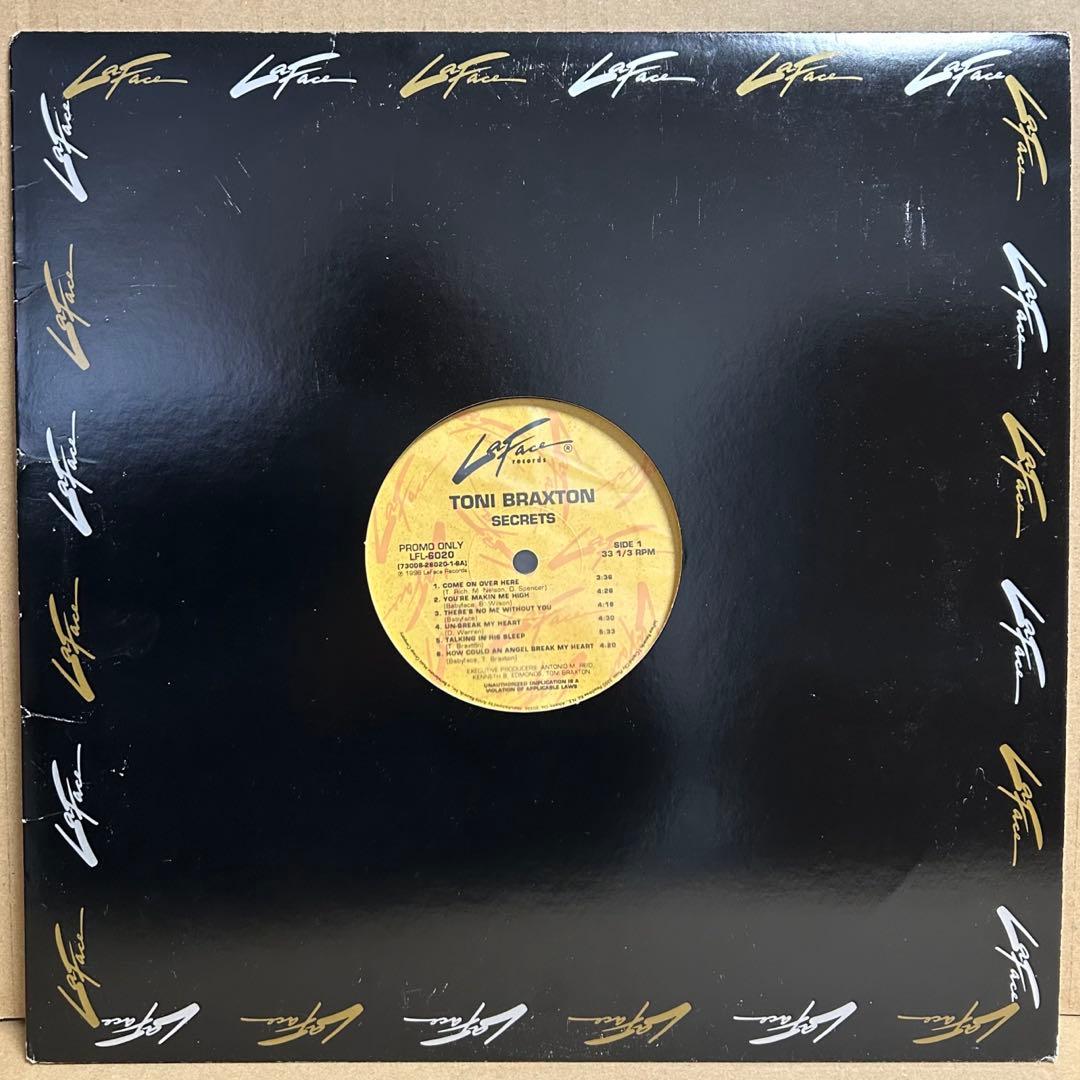 【USオリジナル】Toni Braxton / Secrets LPプロモ盤