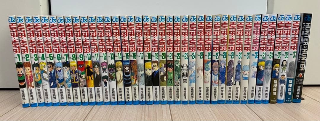 ハンターハンター　1巻-37巻セット＋ハンターズガイド