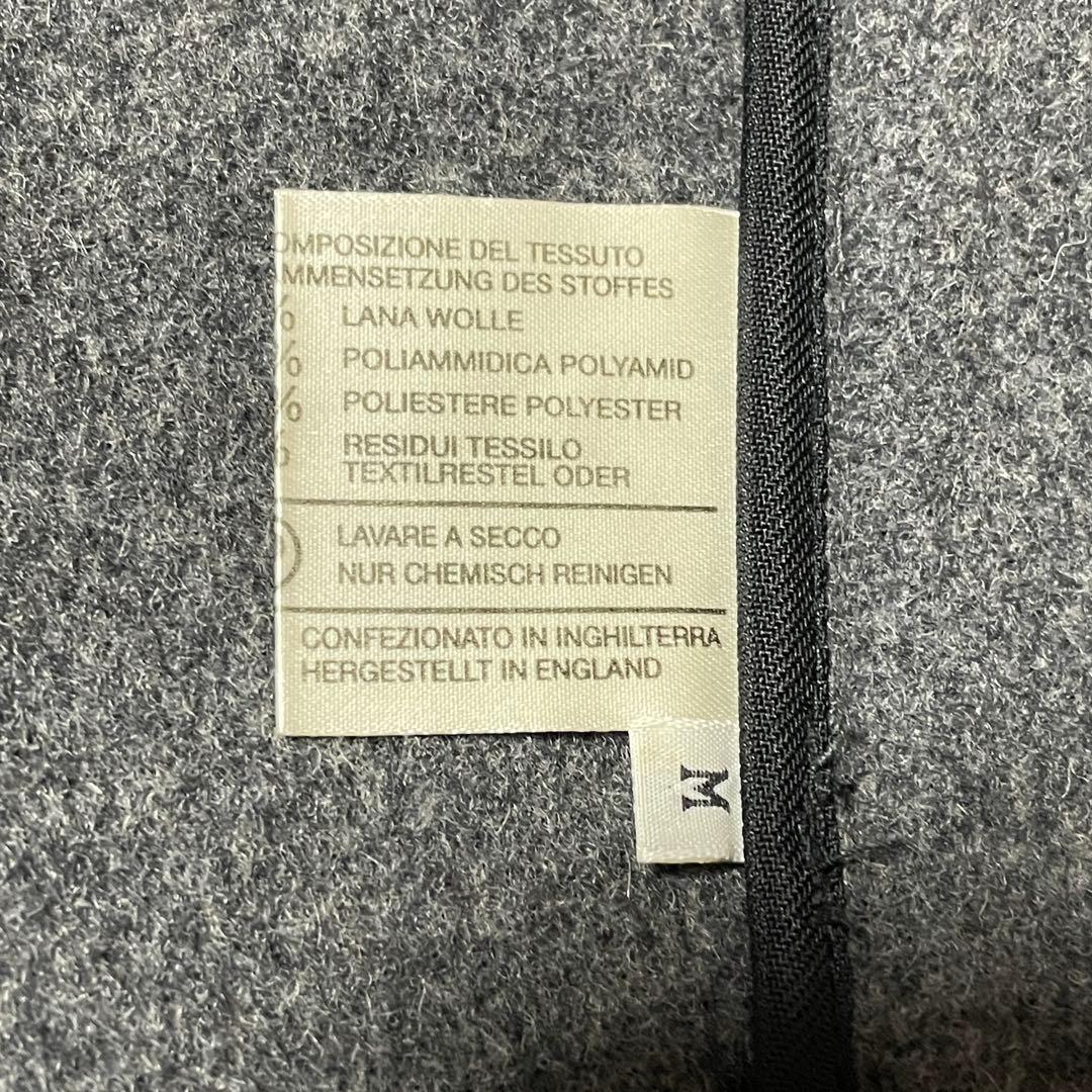 【美品】ブルックスブラザーズ 英国製 ウール混 コート 80s ブラック M