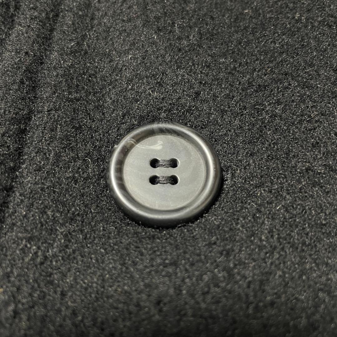 【美品】ブルックスブラザーズ 英国製 ウール混 コート 80s ブラック M