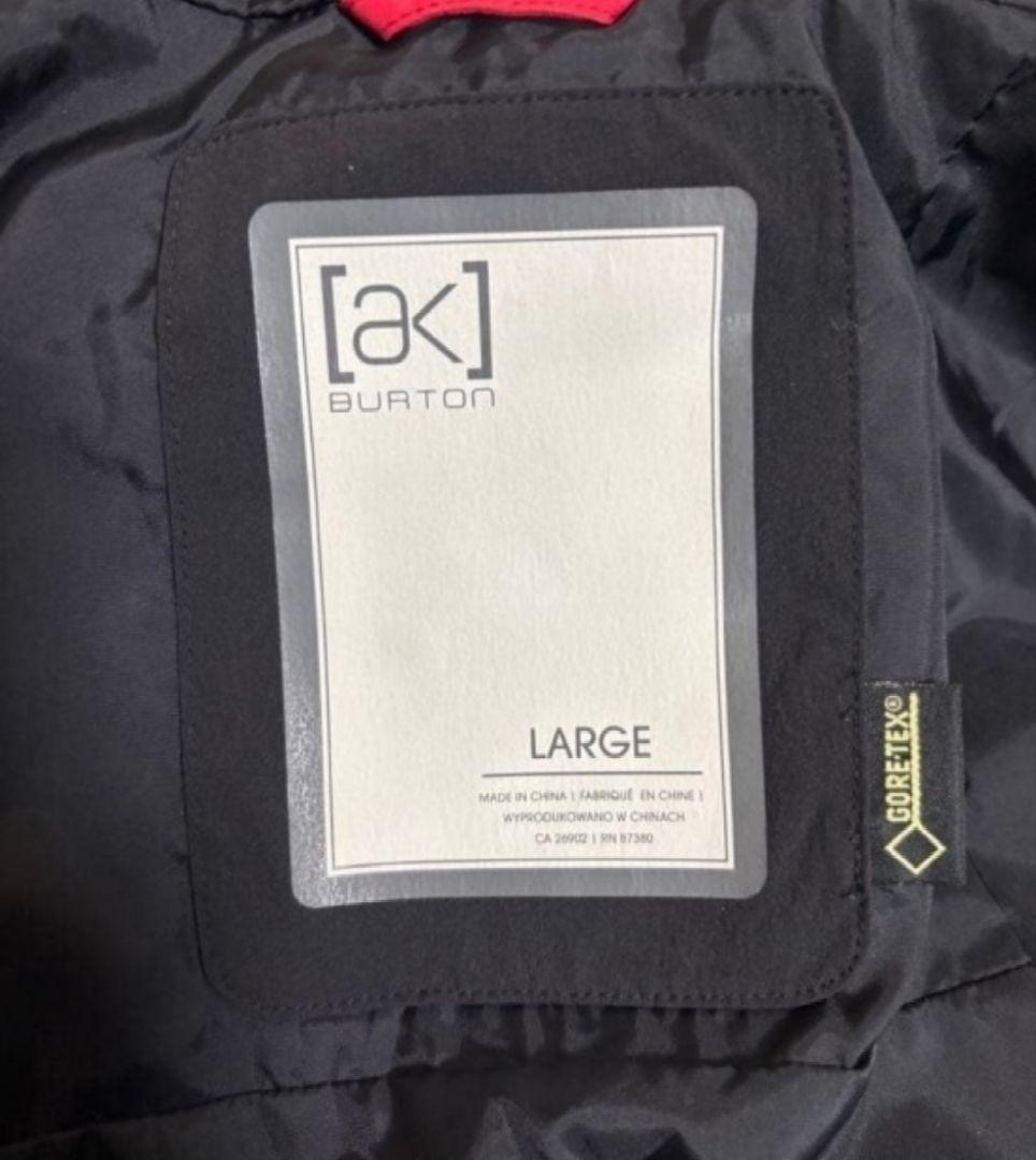 burton ak 2l boom jacket Lサイズ