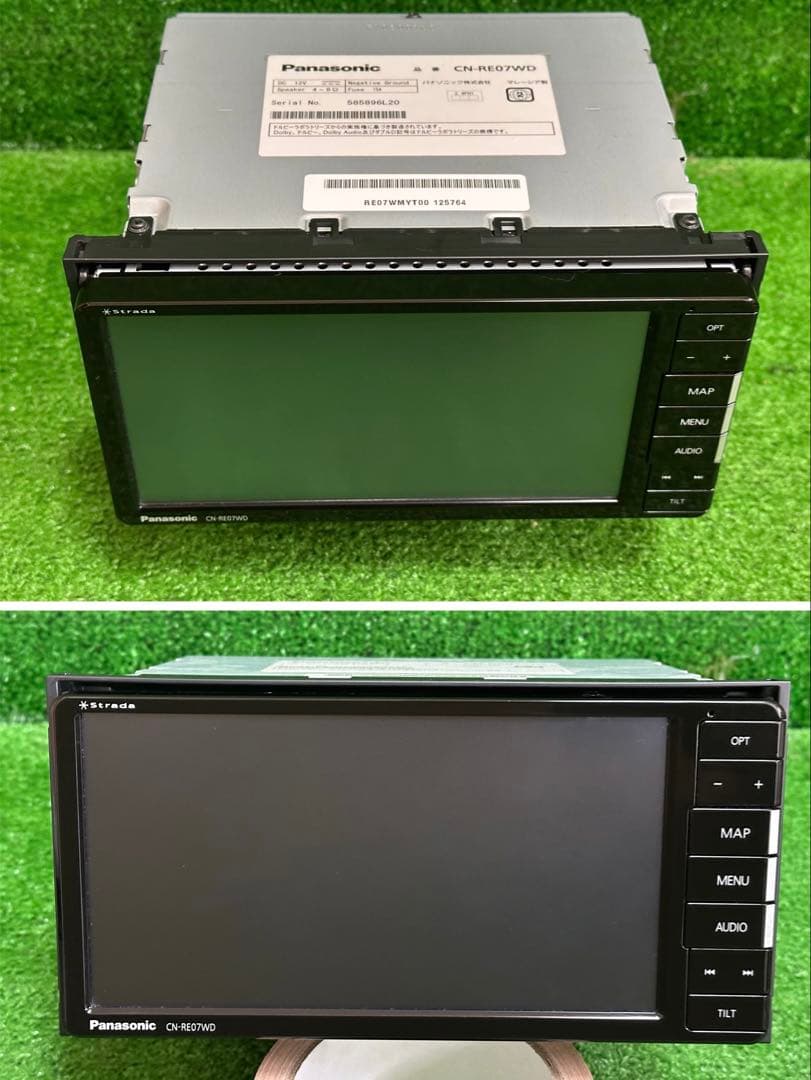パナソニックストラーダ CN-RE07WD ナビ フルセグ地図データ2020年版