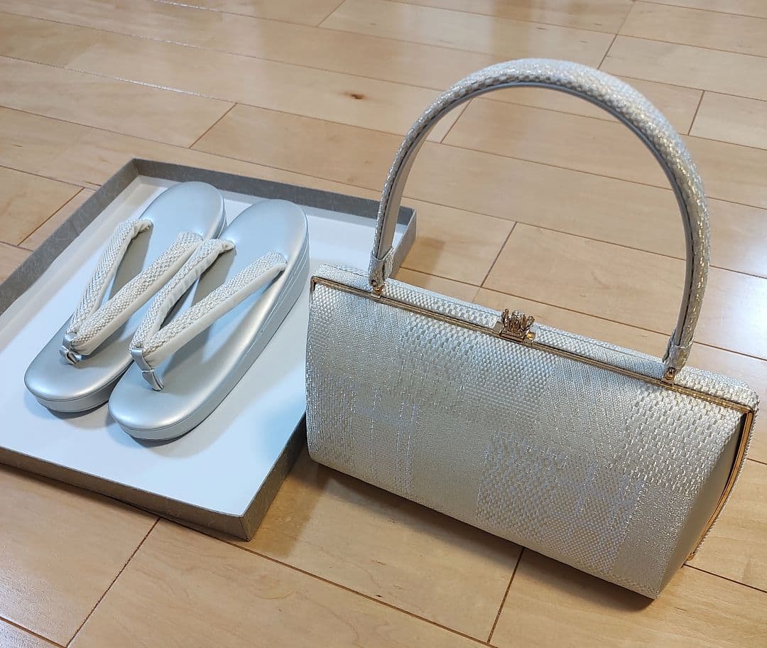 礼装　紗織　和装バッグ草履セット　七五三　入学式　結婚式　和装バッグと草履セット