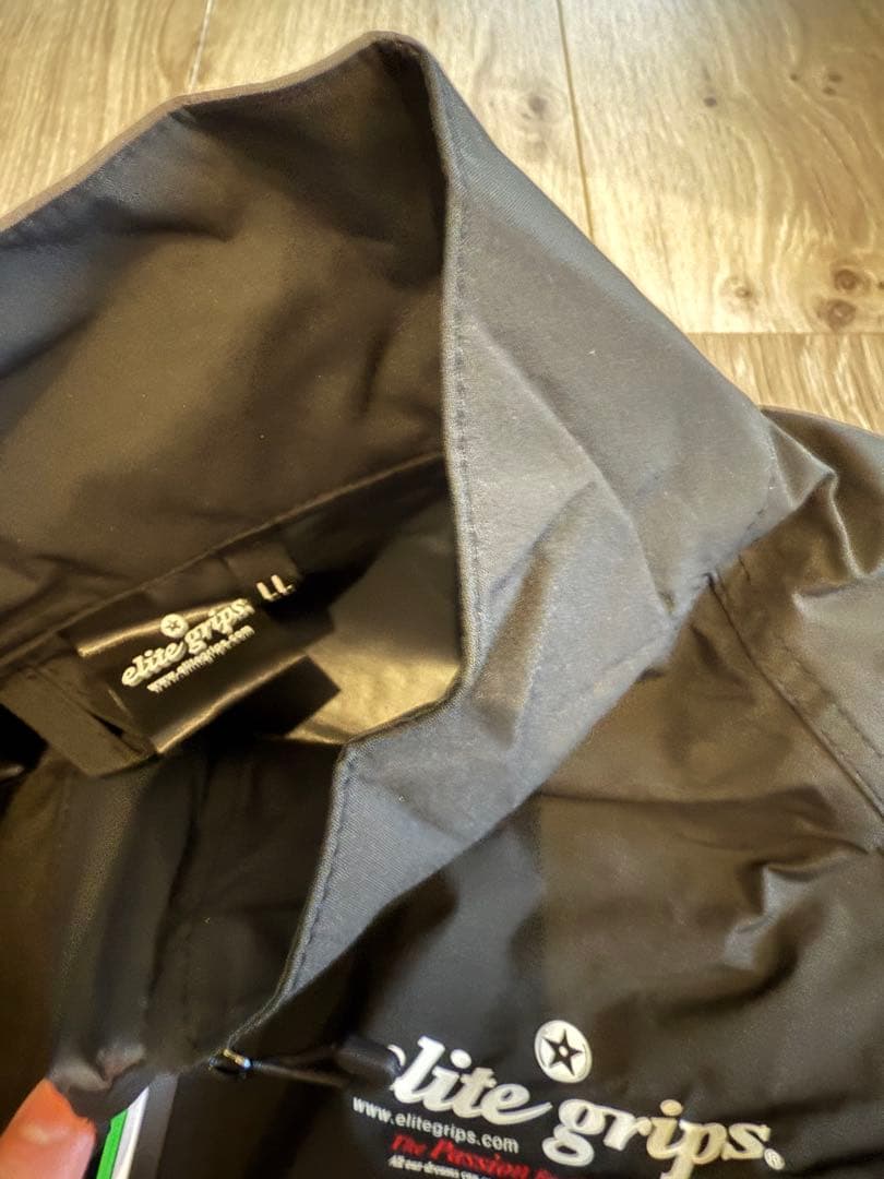 エリートグリップ　レインウェア 上下セット ブラック