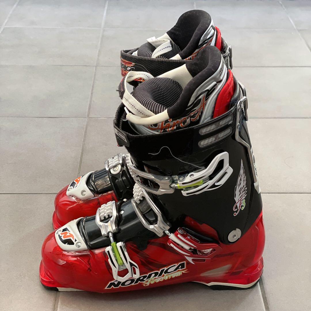 NORDICA ノルディカ スキーブーツ FIREARROW 赤　黒 355mm