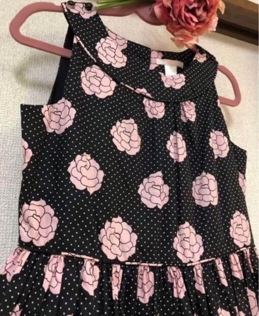 ジャニーアンドジャック 薔薇柄　サンドレス12T 150cm 新品　オマケ付き