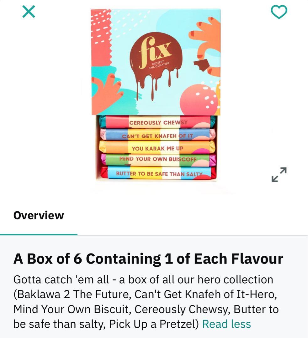 6種　FIX ドバイチョコ オリジナル　10月20発送