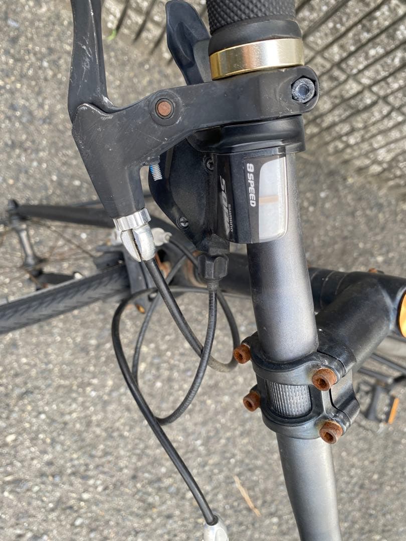 【引取り限定】 自転車 ALTON クロスバイク ブラック