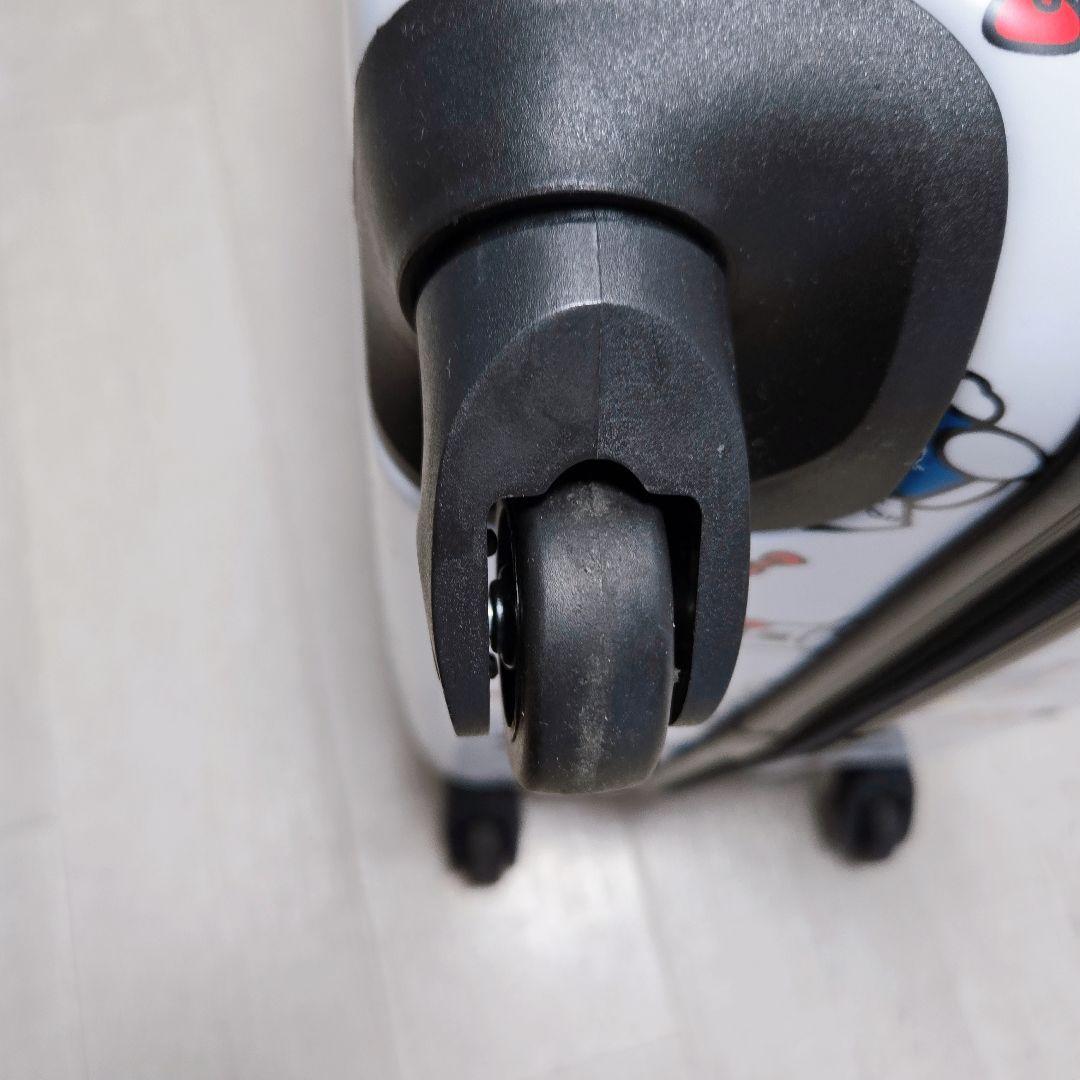 美品！ハローキティキャリーバッグL　スーツケース　白 90L