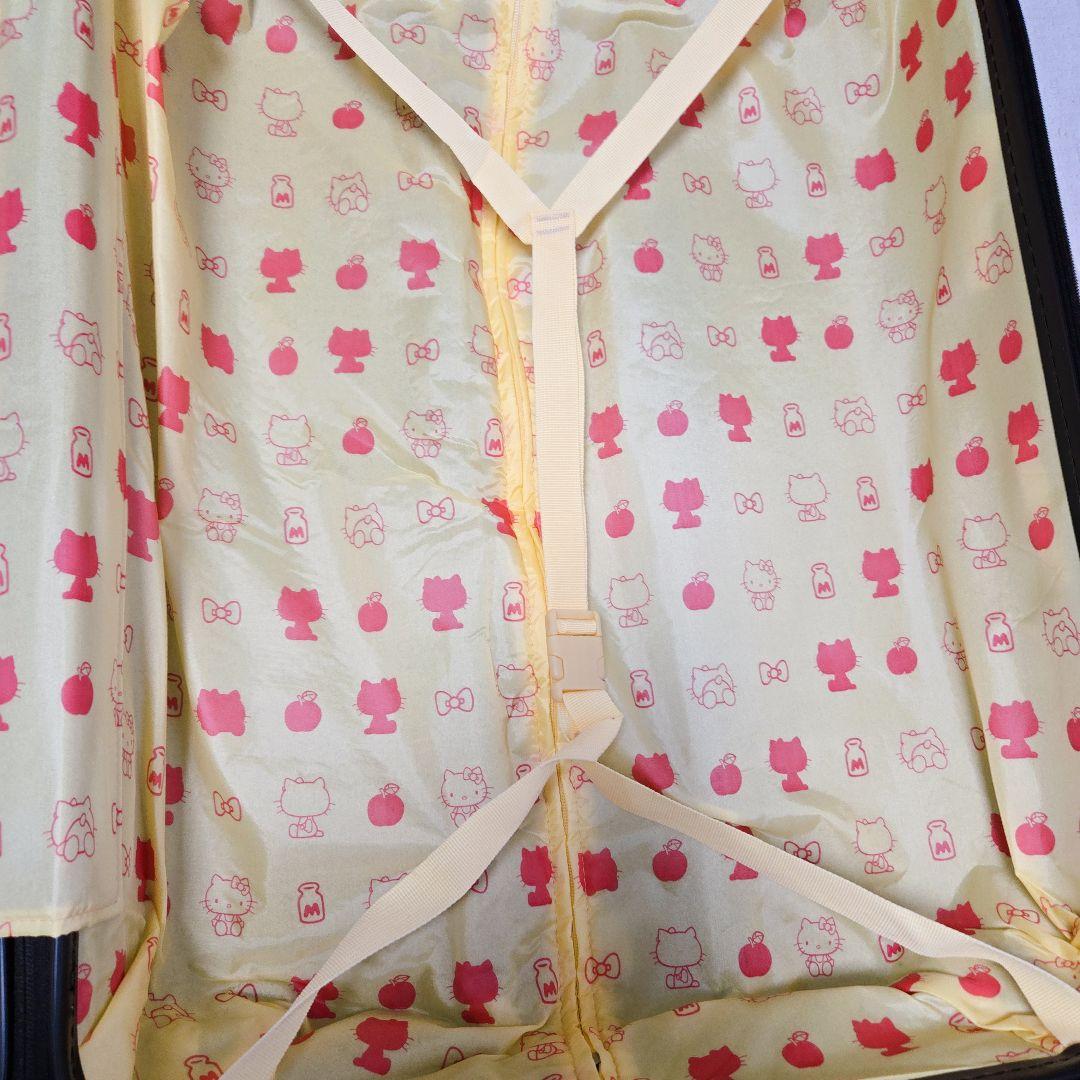 美品！ハローキティキャリーバッグL　スーツケース　白 90L