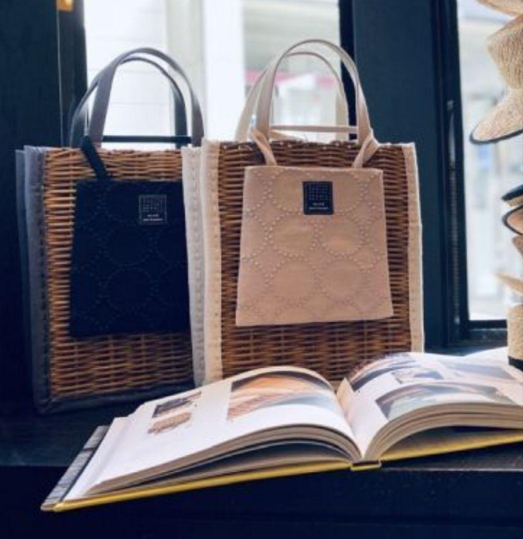 定価53900円 ebagos エバゴス 紙袋型バッグ カゴブクロ バッグ