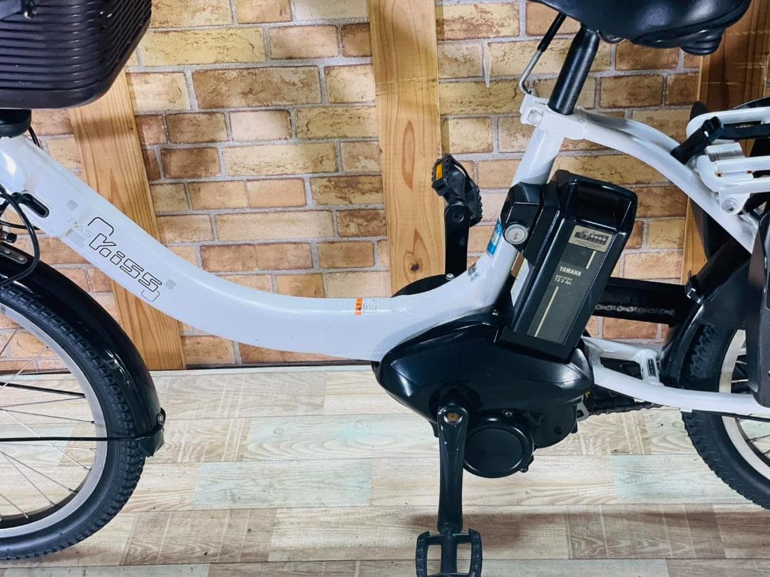 大人気 No１モデル ホワイト系 ヤマハ 子供乗せ電動アシスト自転車 H2880