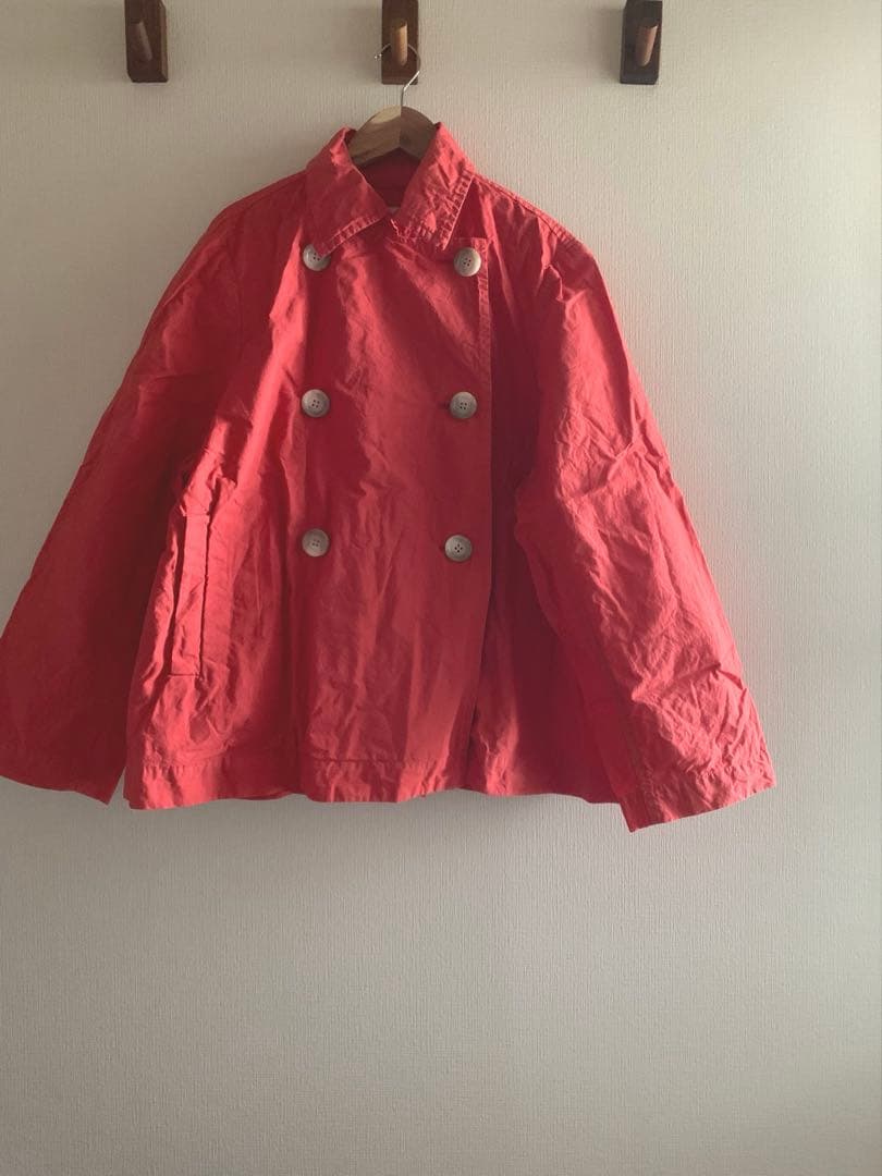 Veritecoeur ST-102 ダブルボタンショートコート◻︎レッド