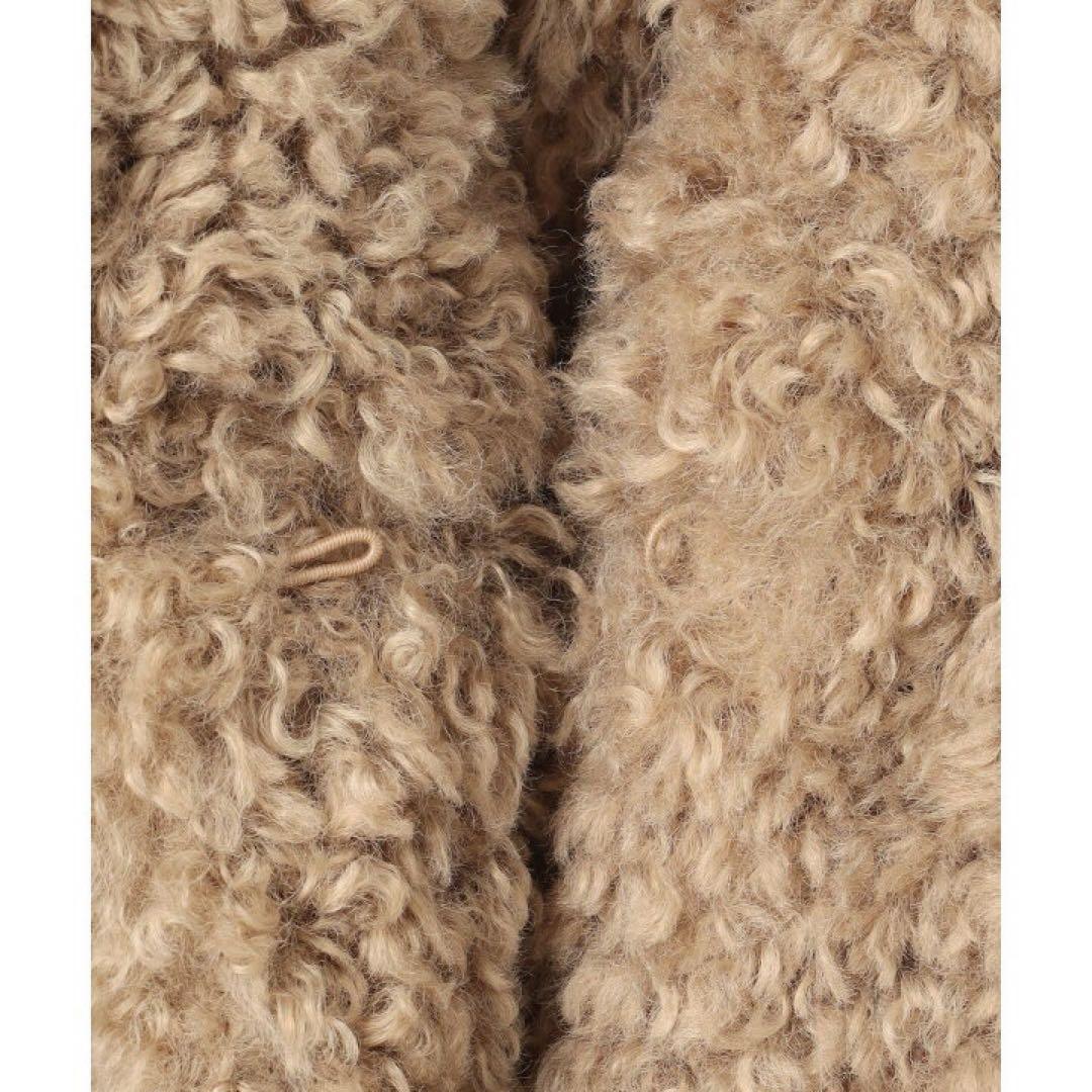 未使用 23区 ECOPEL プードルファー コート ジャケット アウター 38