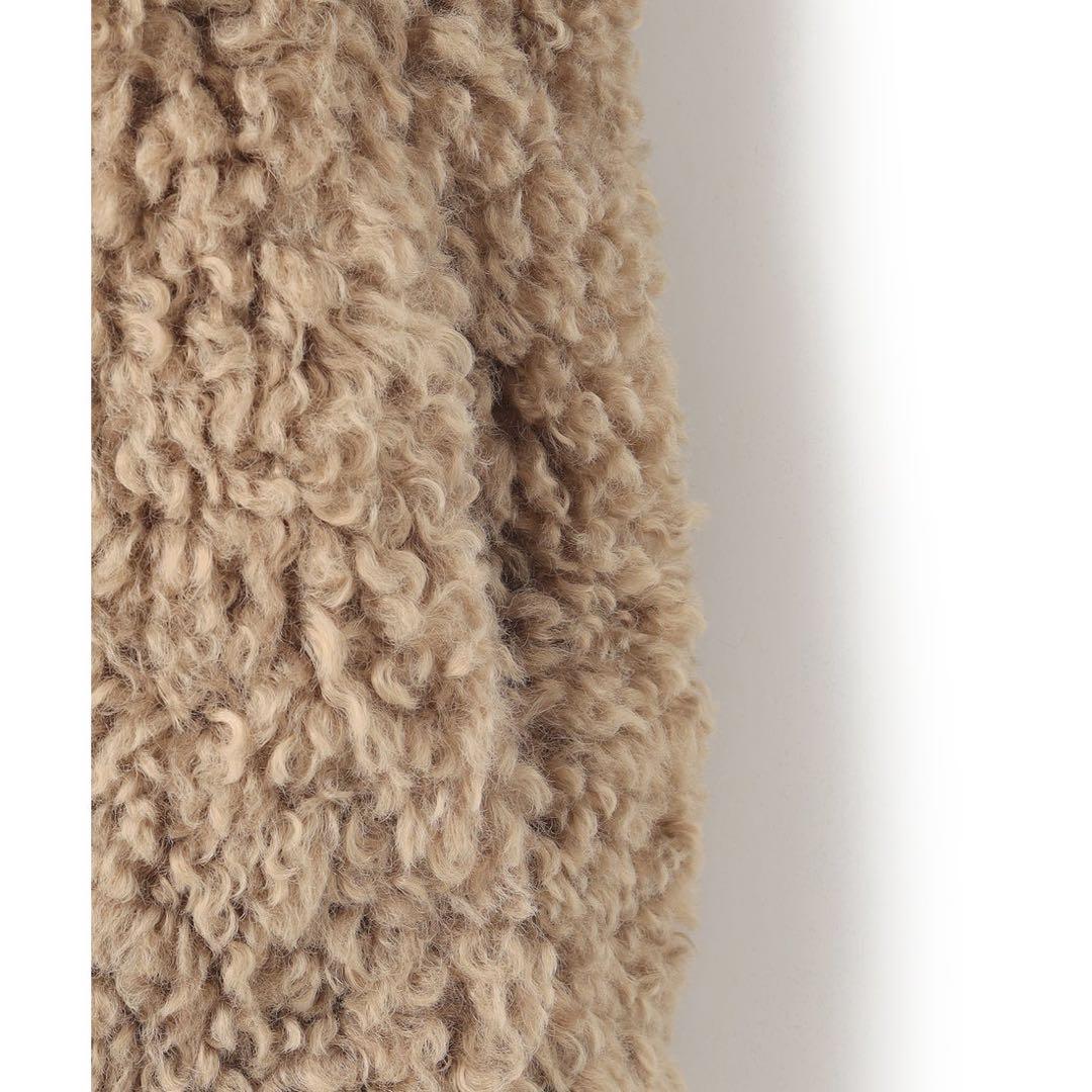 未使用 23区 ECOPEL プードルファー コート ジャケット アウター 38