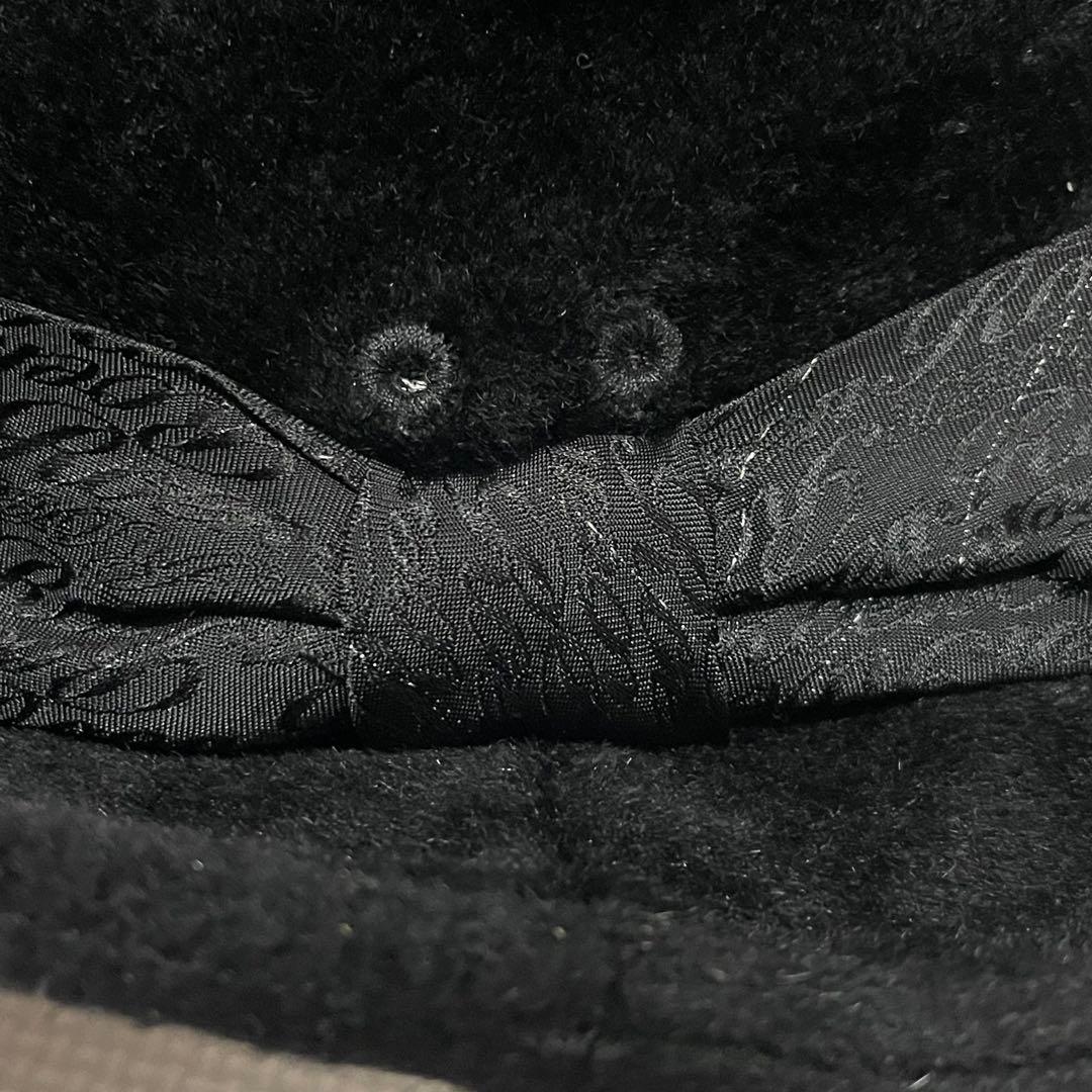 レア 美品 00s Roen ファー 中折れハット grunge つばワイヤー入