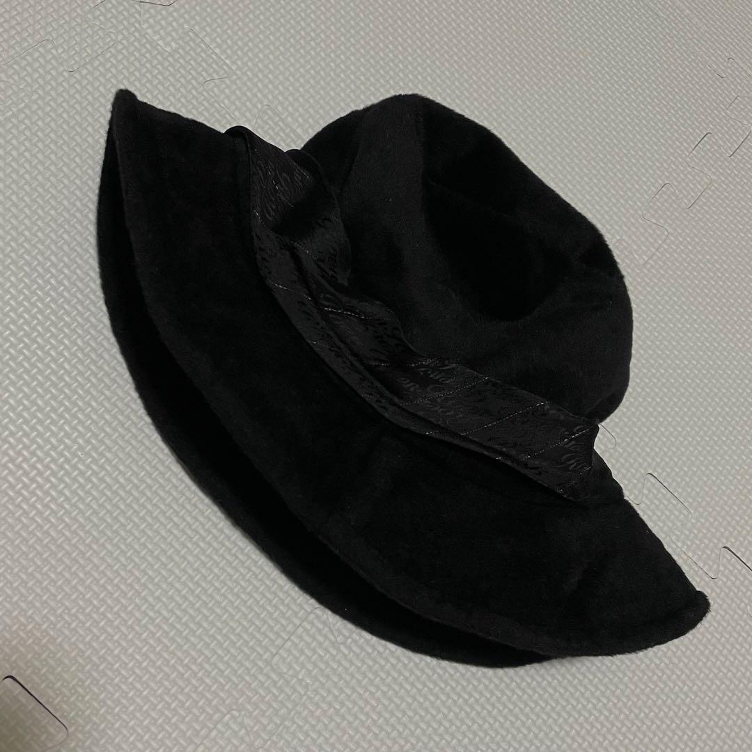 レア 美品 00s Roen ファー 中折れハット grunge つばワイヤー入