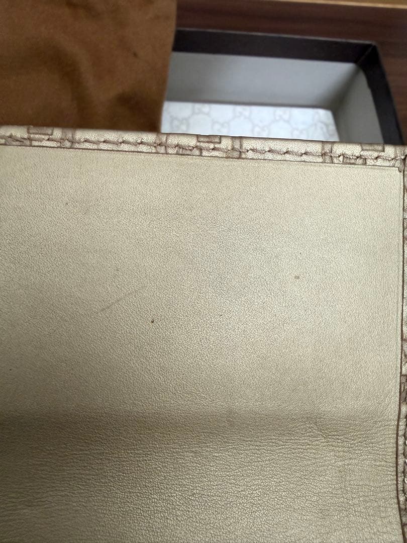 GUCCI ゴールド GGパターン 長財布