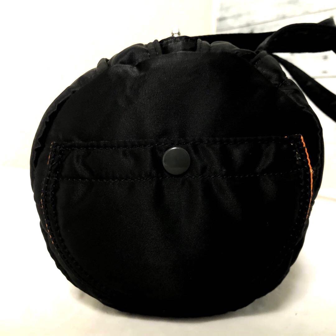 超美品✨人気 ポーター タンカー ミニボストンバッグ ドラム Sサイズ ブラック