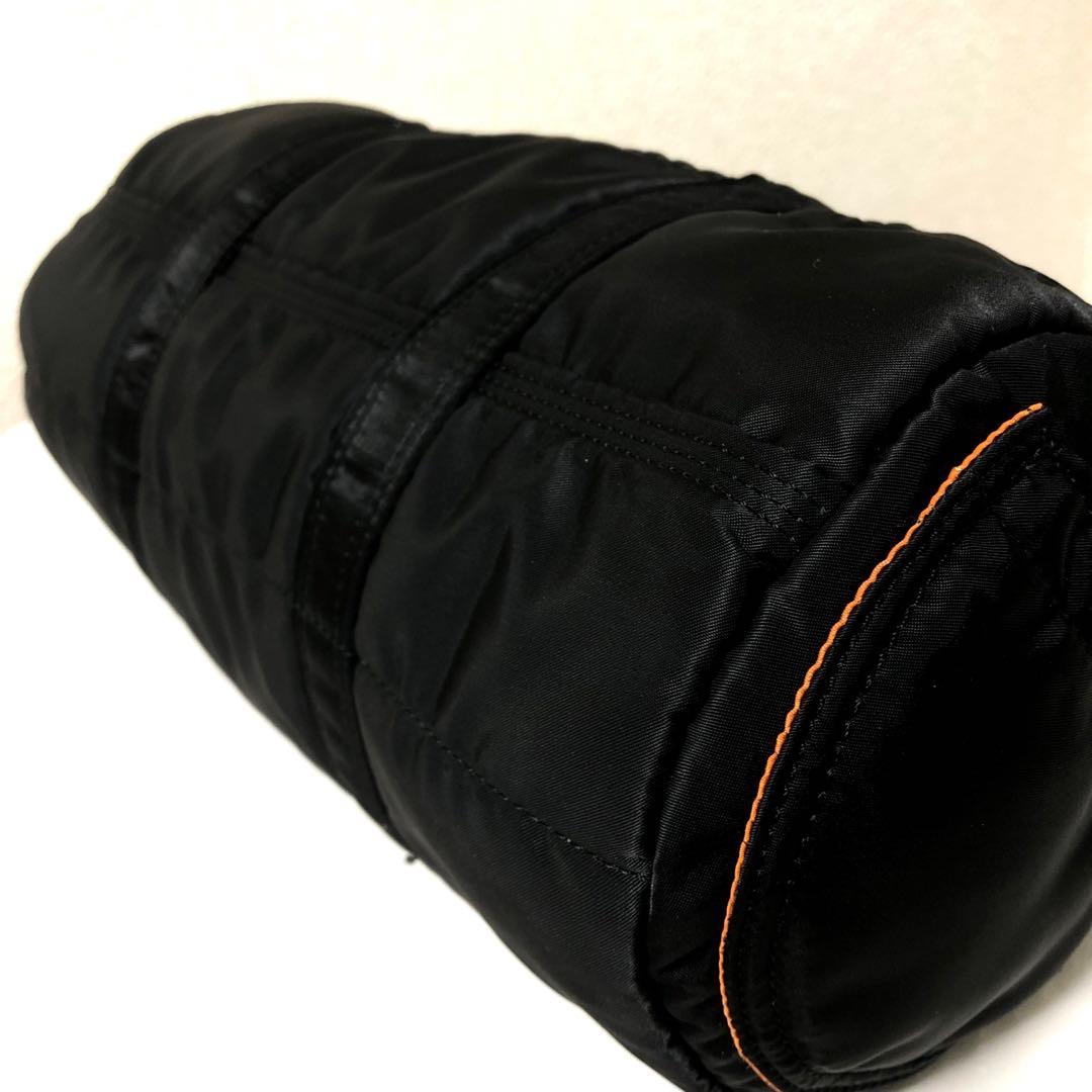 超美品✨人気 ポーター タンカー ミニボストンバッグ ドラム Sサイズ ブラック