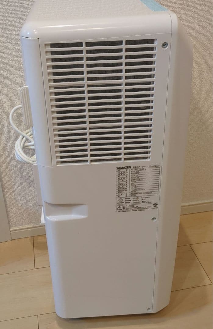 【美品、付属品未使用】 山善　ポータブルクーラー YEC-K22W 窓用エアコン