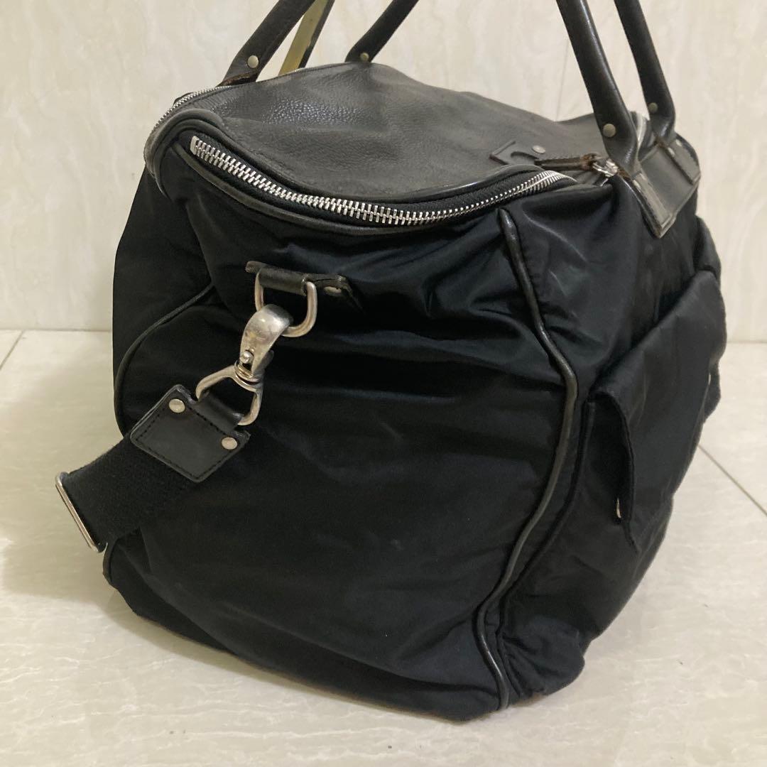 Felisi フェリージ　ボストンバッグ　2way　レザー×ナイロン　20286