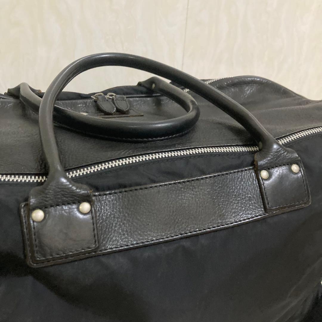 Felisi フェリージ　ボストンバッグ　2way　レザー×ナイロン　20286