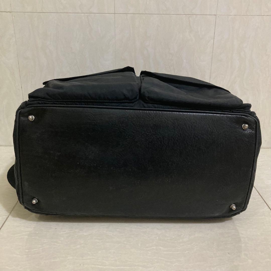 Felisi フェリージ　ボストンバッグ　2way　レザー×ナイロン　20286