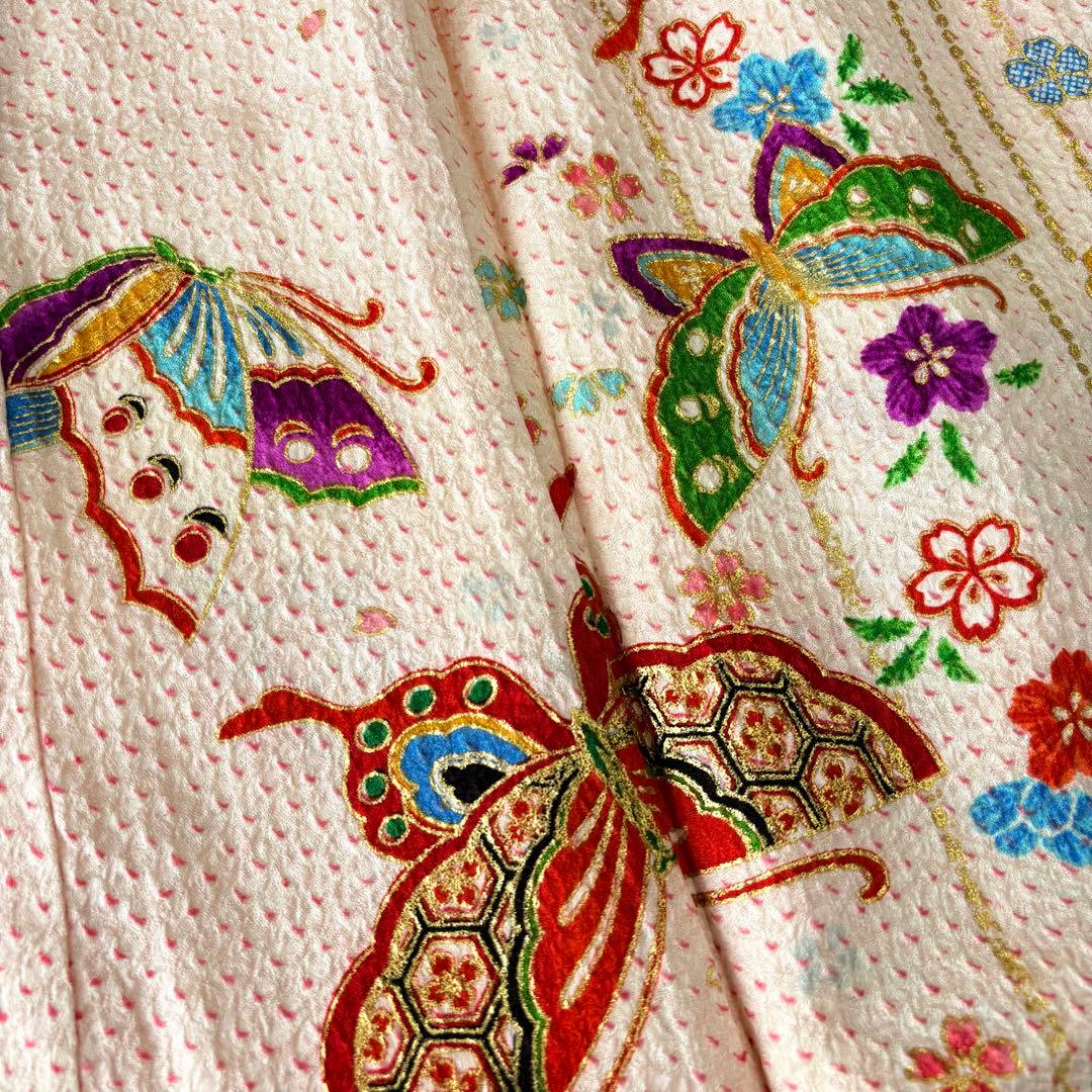 子供　着物　七五三 3歳　美品　絞り　5歳