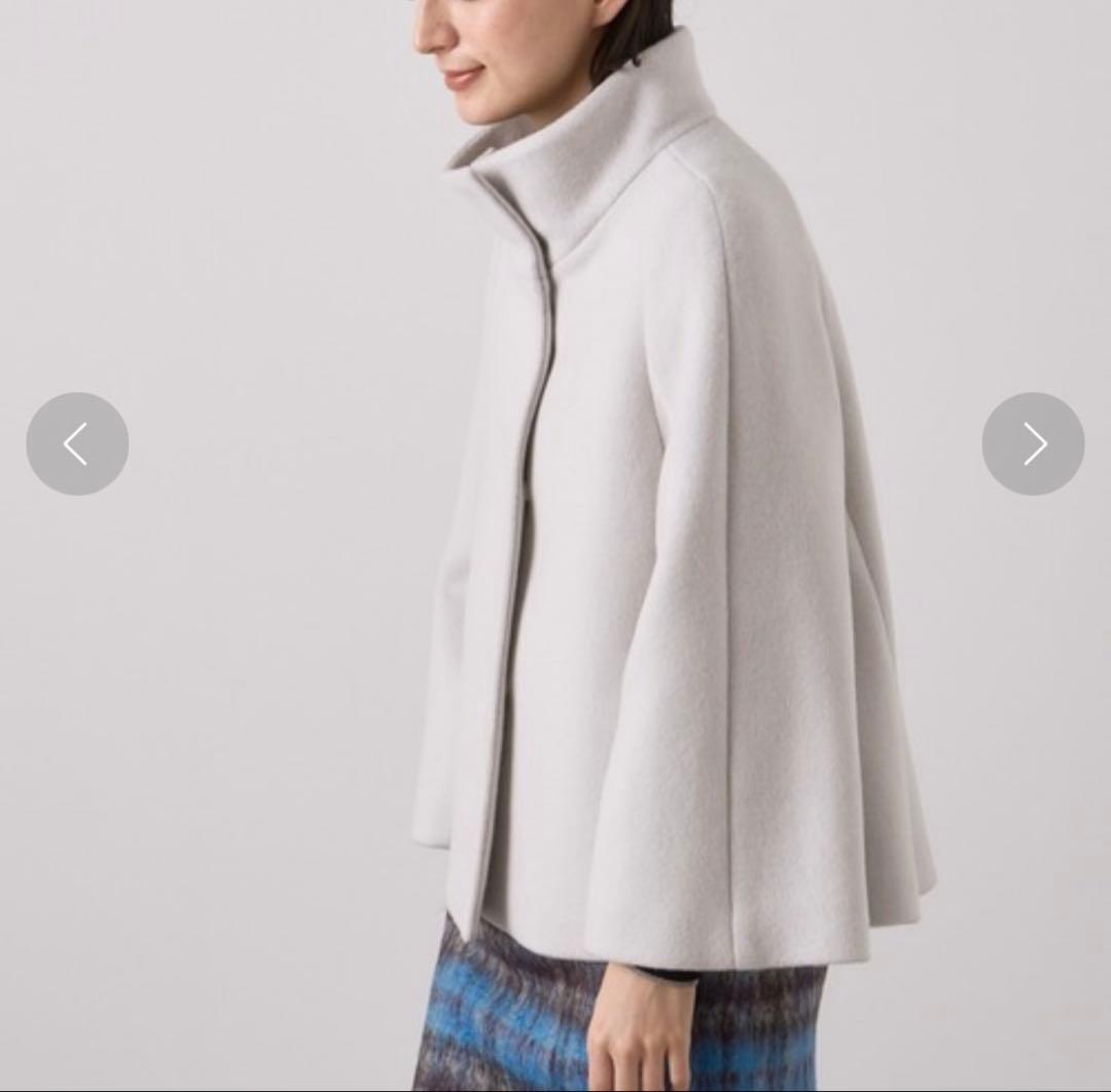 アナイ シャンブレーショートコート　ショートコート 2022 SS グレー