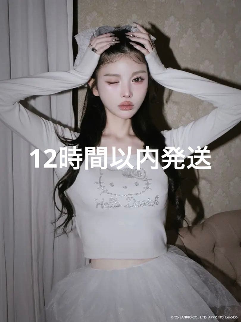 Darich ダーリッチ Hello DarichコンパクトロングTシャツ