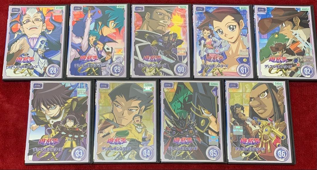 遊戯王 デュエルモンスターズ GX　DVD全45巻