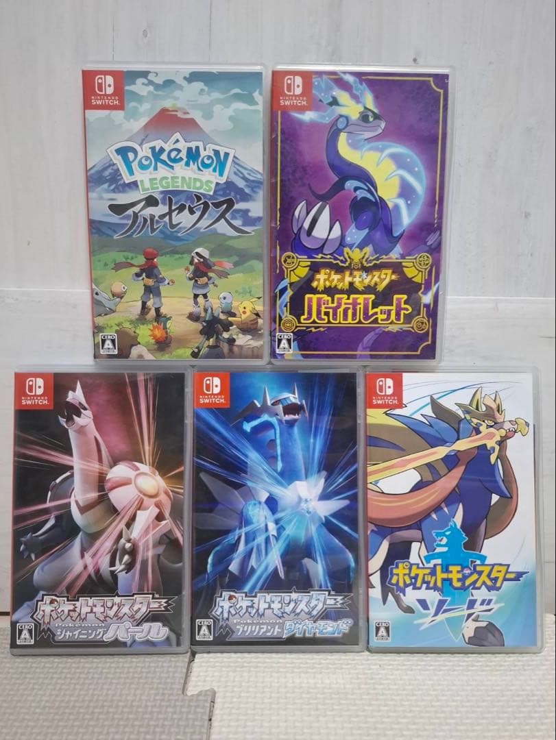 ポケモンシリーズ Nintendo Switch ソフト 5本セット