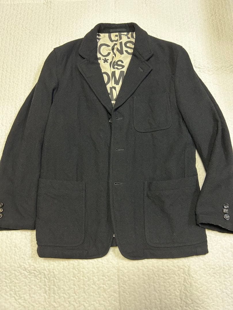 COMME des GARÇONS テーラードジャケット S ブラック