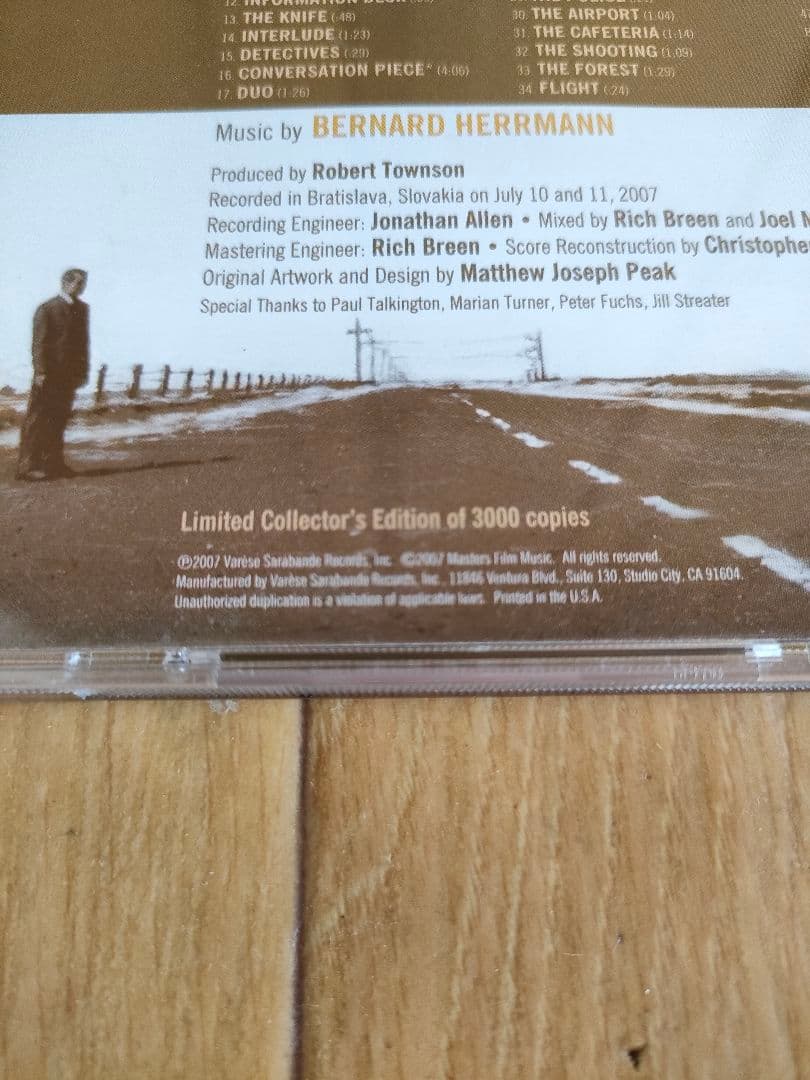 レア 2007年盤 3000枚限定 北北西に進路を取れ サウンドトラック OST