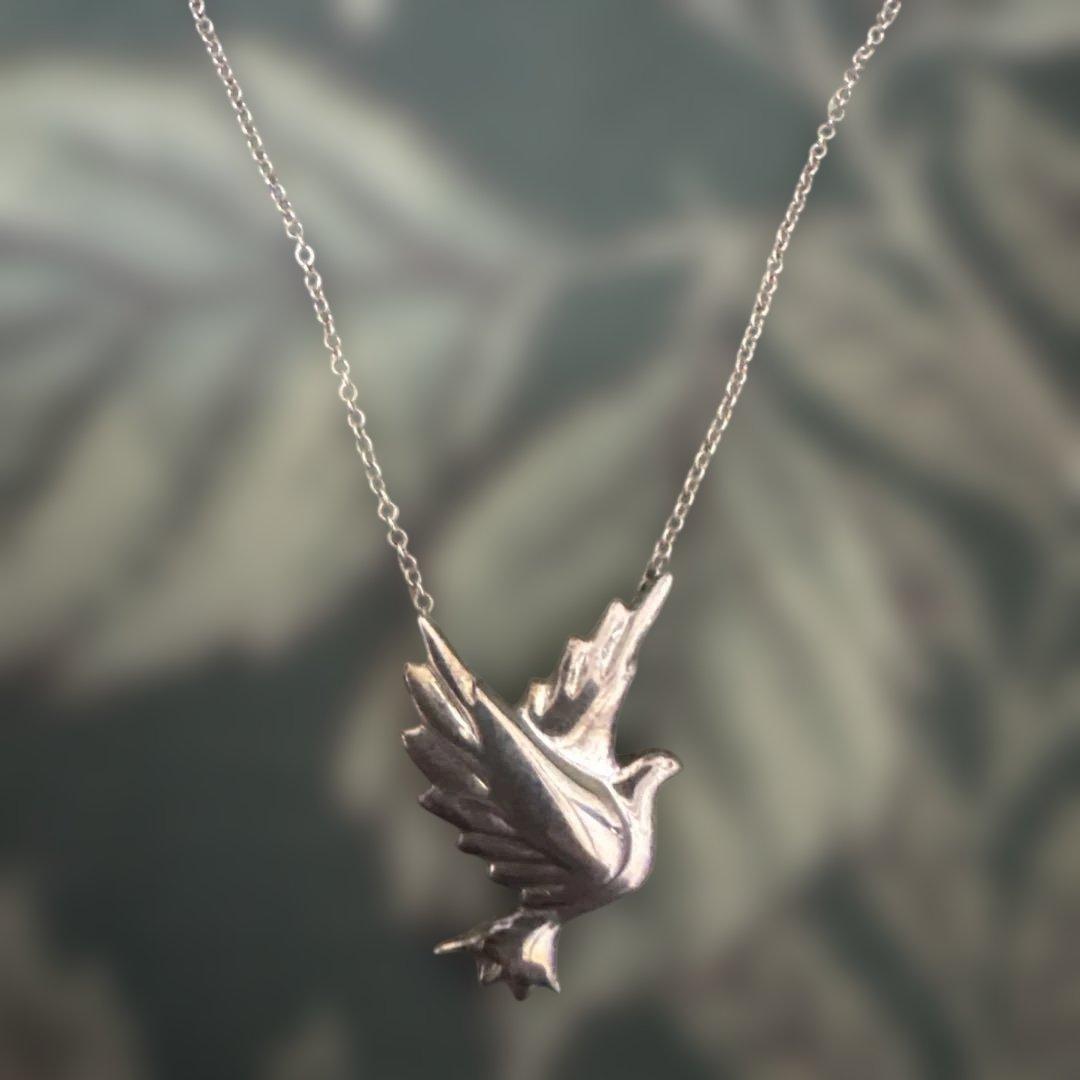 最終値下げ⭐️希少✨ティファニー ネックレス Peace Dove ピースダヴ 鳩