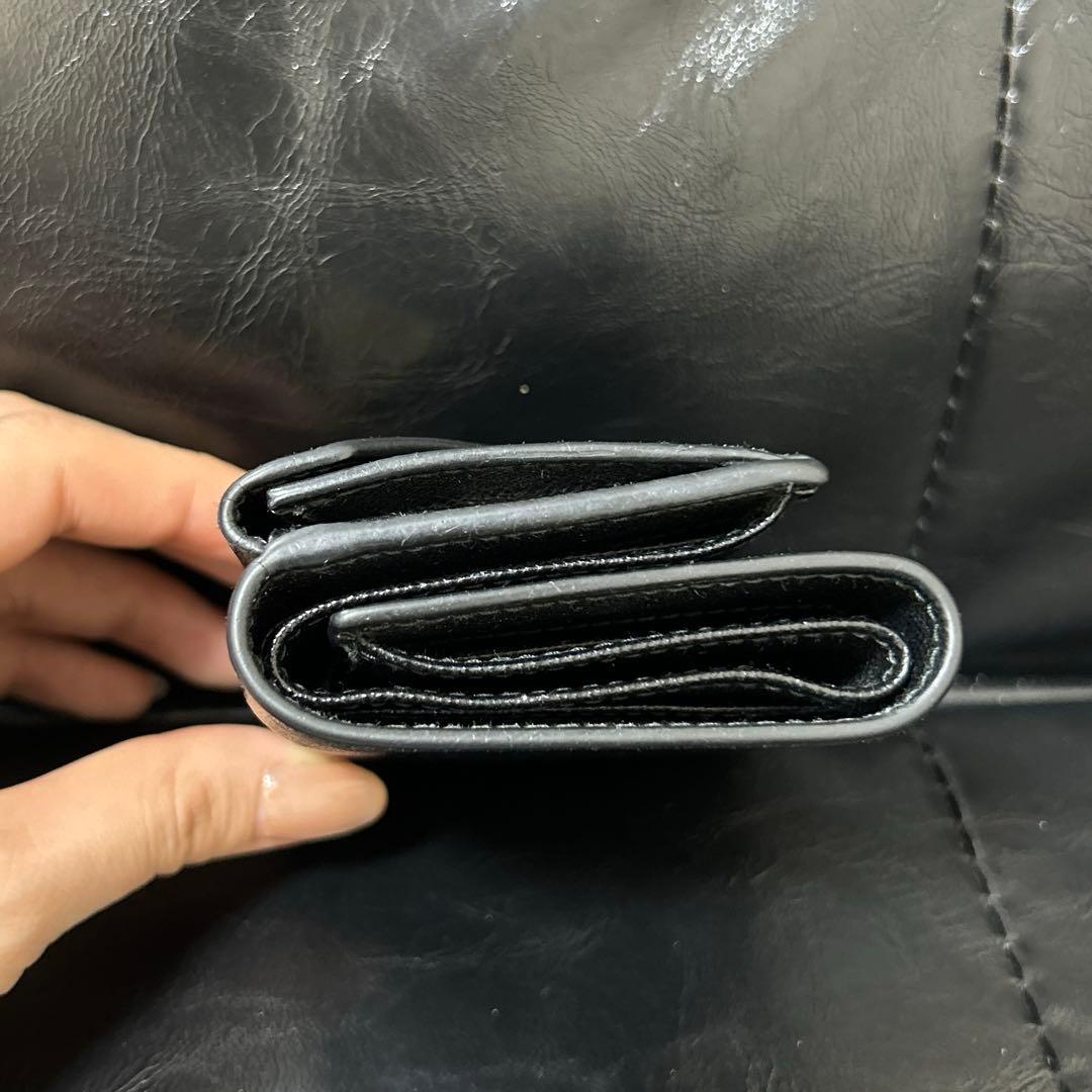 PRADA プラダ サフィアーノ ゴールド三角バッジ 財布 ブラック ウォレット