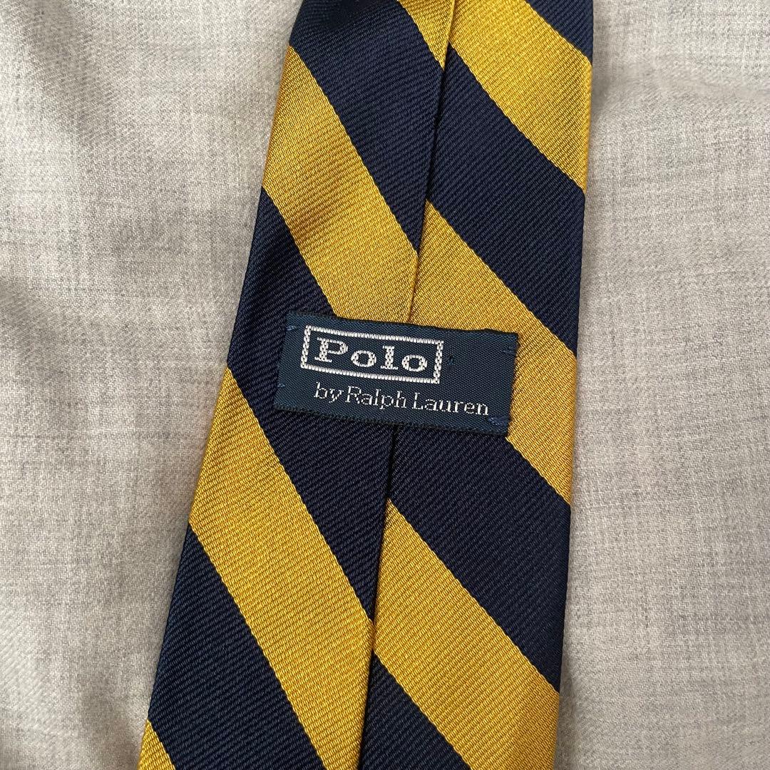 ポロラルフローレン 紺ブレザー 金ボタン 160 ネクタイ付き【MOA】