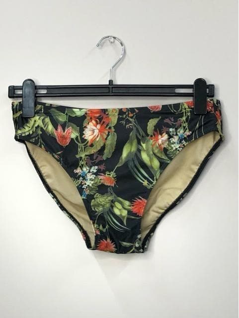 新品☆3L♪黒系♪水着5点セット♪ビスチェ×バンドゥビキニ♪短パン☆s890