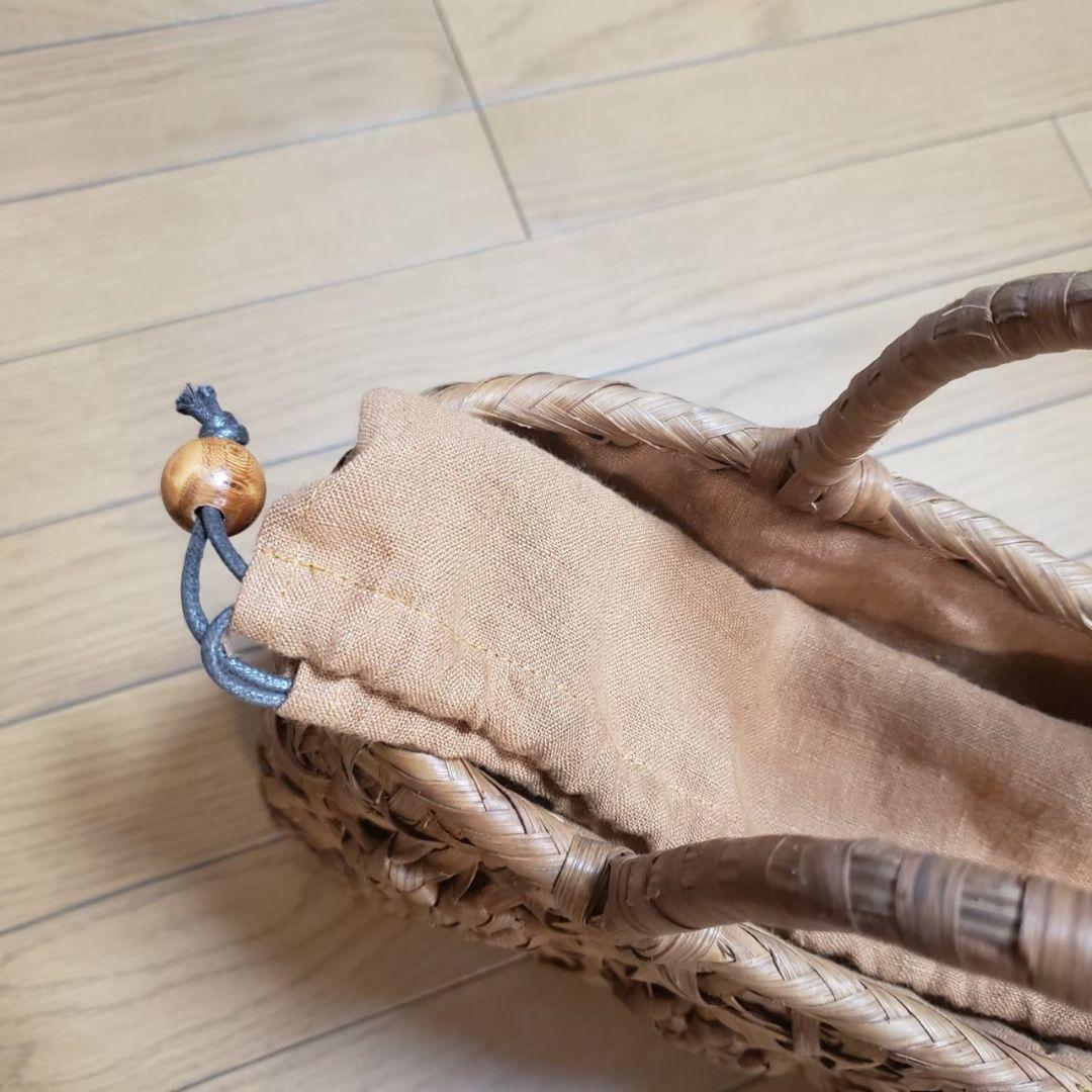新品 山葡萄かごバッグ