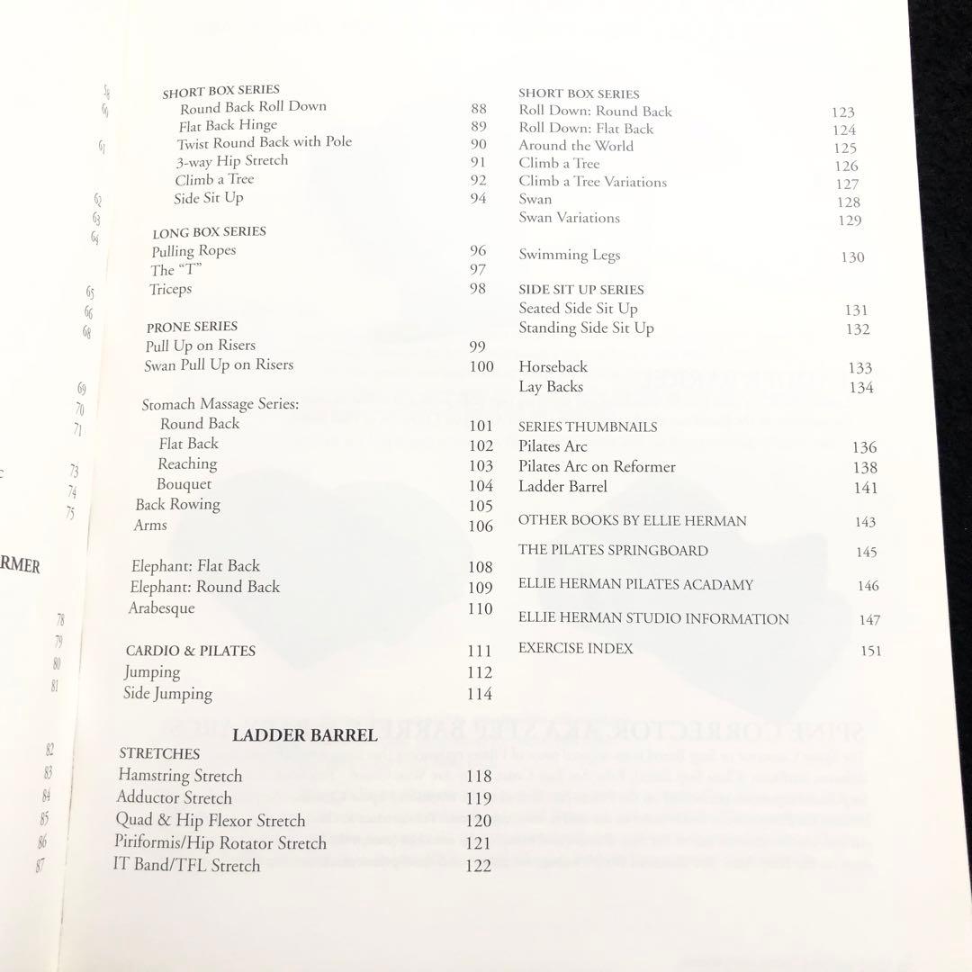 エリー・ハーマン ピラティスアーク＆バレルズ 教本 Ellie Herman