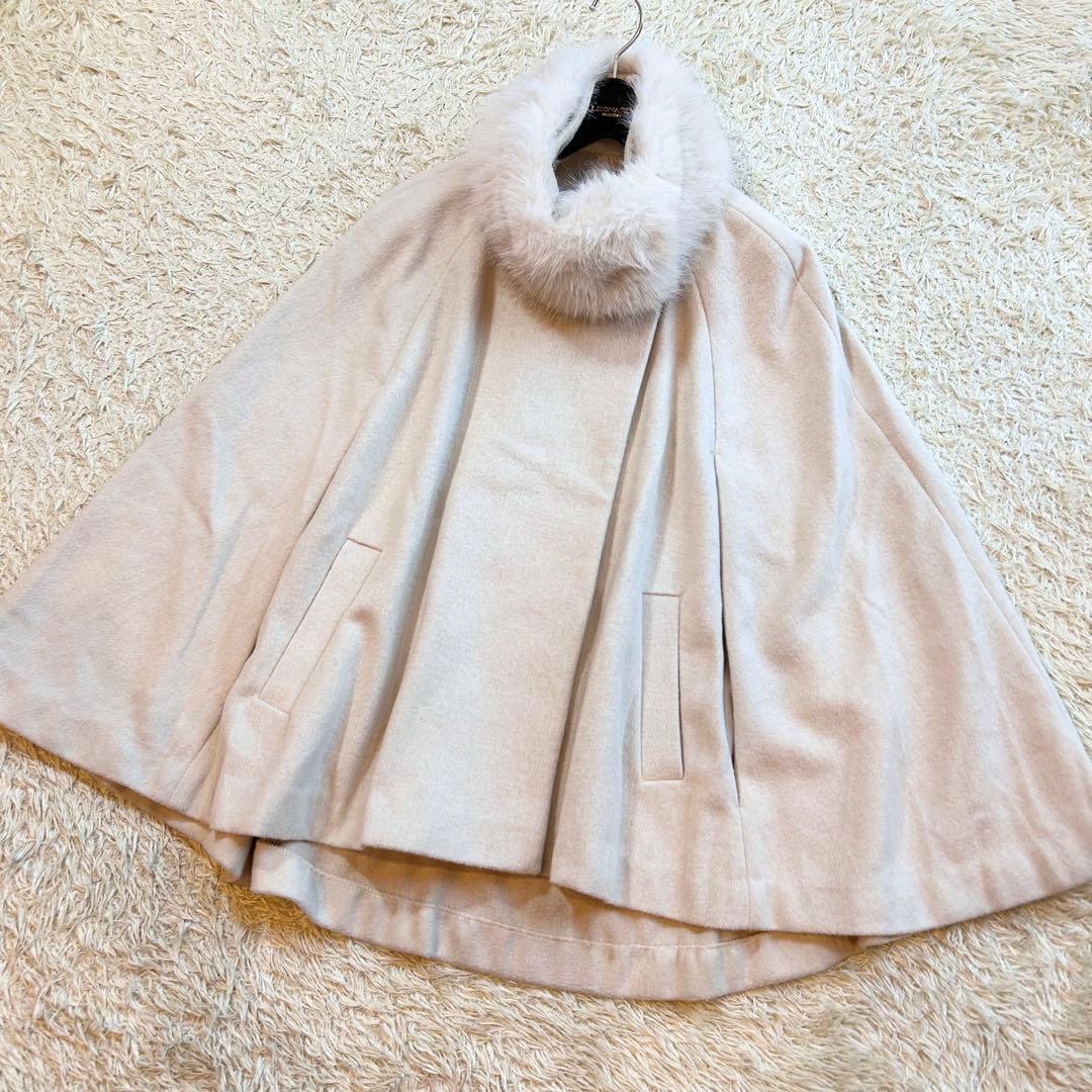 2024❤️SNIDEL ファー ショート ケープ コート 定価23980円
