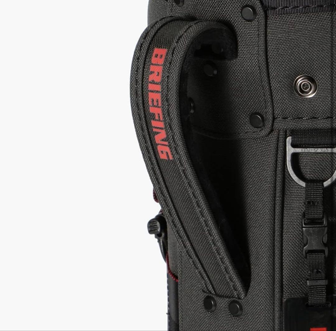 ブリーフィングCRー8 キャディバッグ　美品一回使用　スティール　8.5型