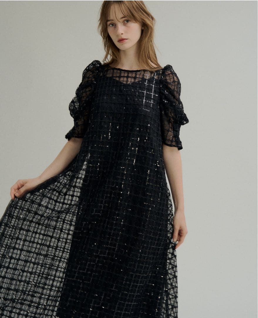 LE’RURE Kirakira check onepiece