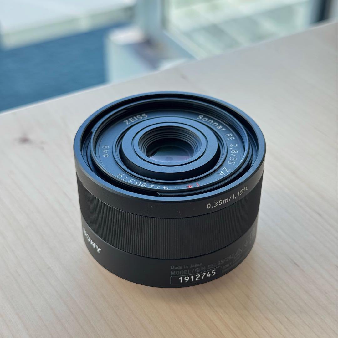 【美品】Sonnar zeiss FE 35mm F2.8 ZA レンズ