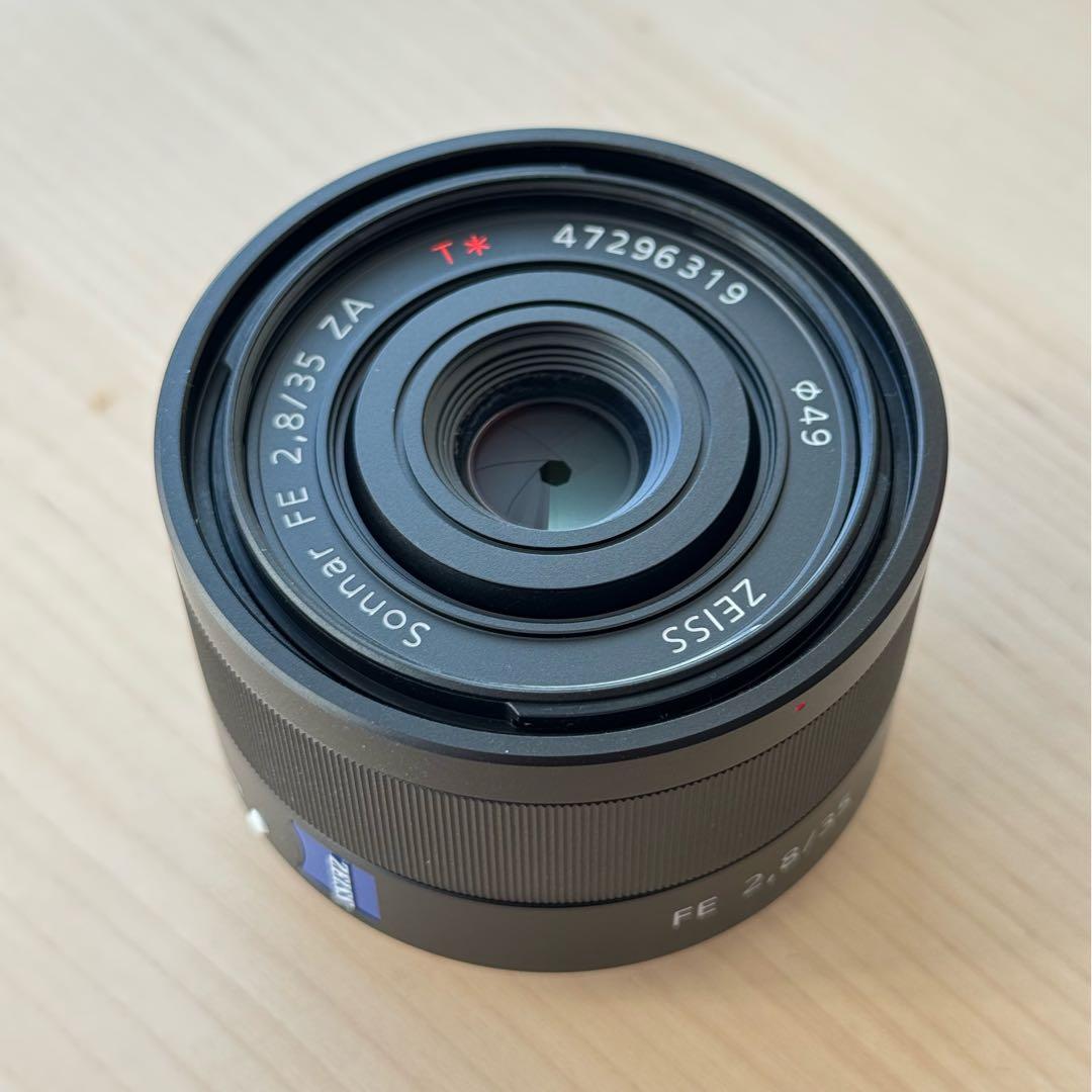 【美品】Sonnar zeiss FE 35mm F2.8 ZA レンズ