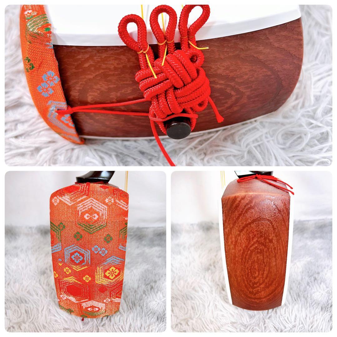 【希少】お稽古用三味線　細棹　皮破れなし　初心者オススメセット　合皮　長唄