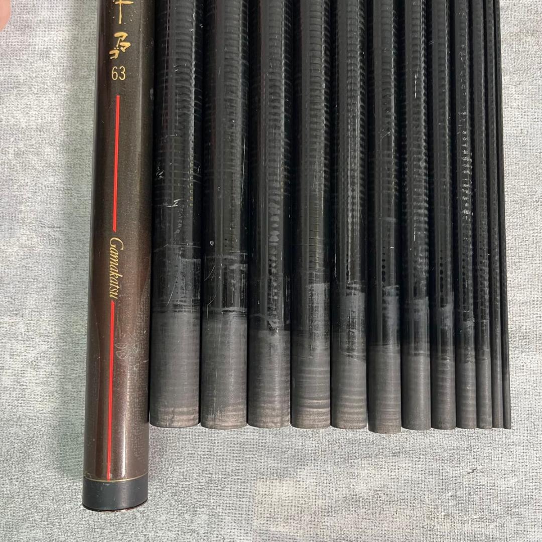 Gamakatsu がまかつ がま渓流 旭仙翠 アマゴ 63 渓流竿 振出竿