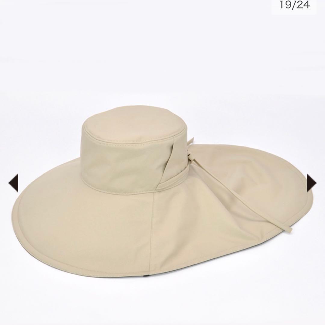 【新品未使用】サンバリア100 オーバルハット　ベージュ